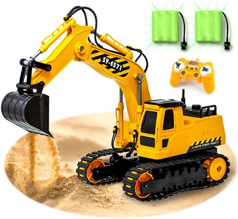 case remote control mini excavator|remote controlled excavator toy.